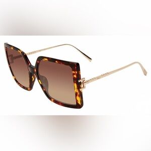 ✨🛍️ NWT Chopard Tortoiseshell Gradient Lens Sunglasses IKCH334 - Full Inclusion